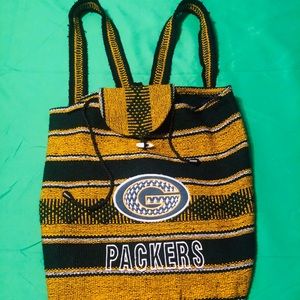 Green Bay Packers Tote ( Peruvian Tote Style)